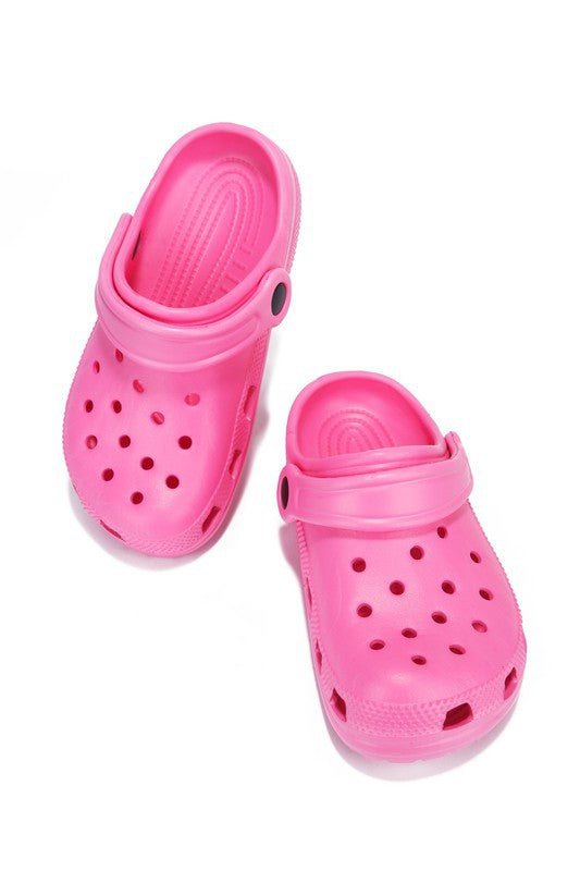 Kids Fancy Clogs Pink