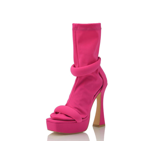 Sock Heel Pink