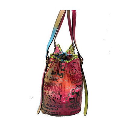 2 IN 1 GRAFFITI RAINBOW Tote