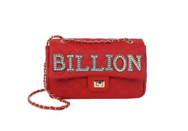 Quilted Billion Purse Red