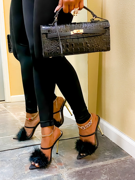 Fancy Mini Purse Black