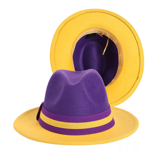 Purple Mustard Band Fedora