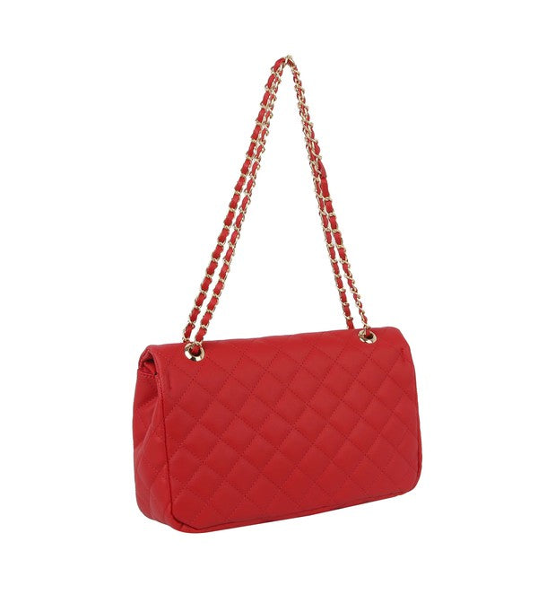 Quilted Billion Purse Red