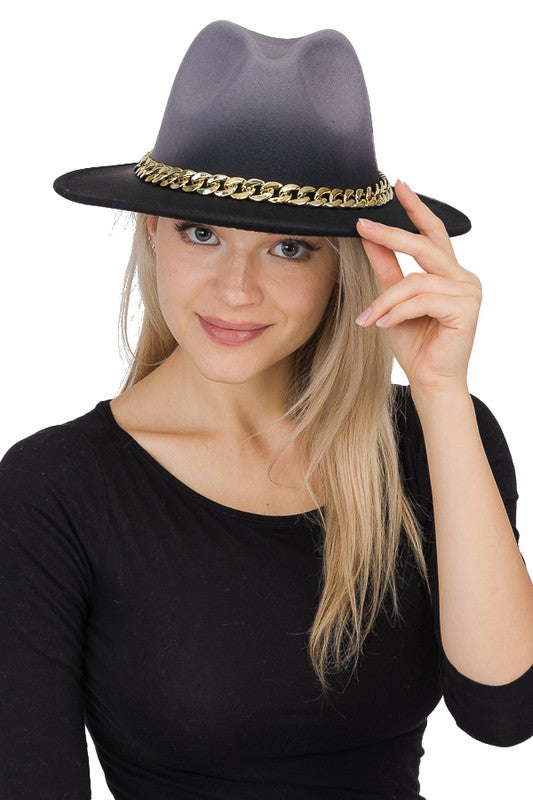 Ombre Fedora Gray