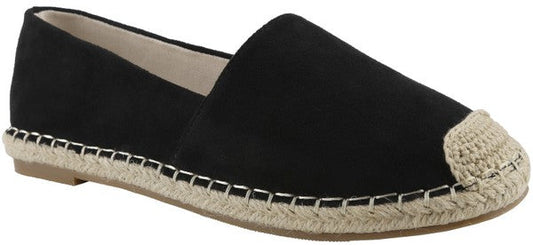 Fav Espadrille Black Suede