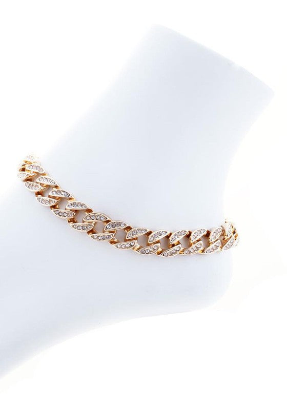 Links Anklet Gold