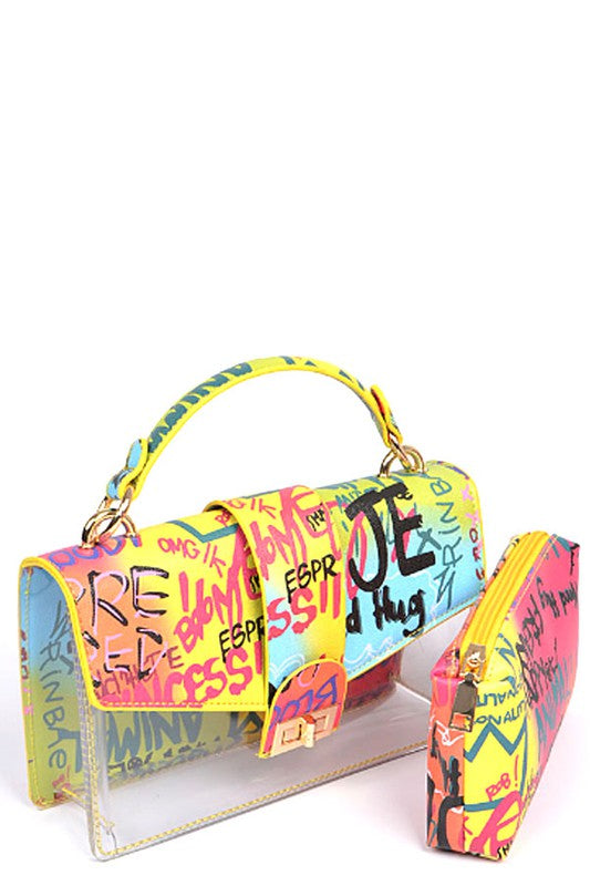 GLAM GRAFFITI RAINBOW Bag