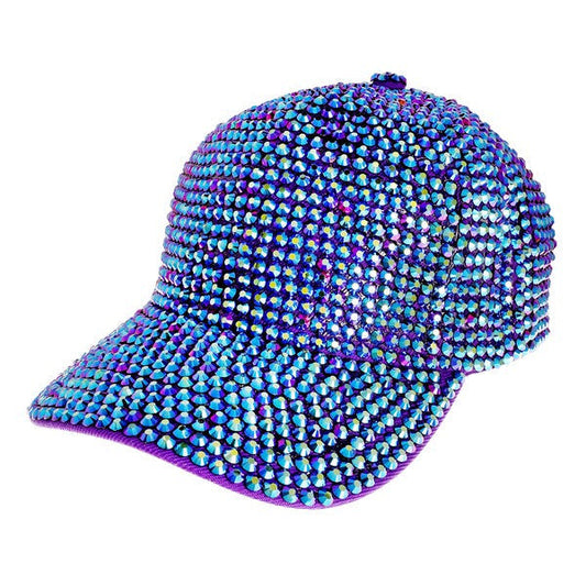 Bling Baseball Cap Blue