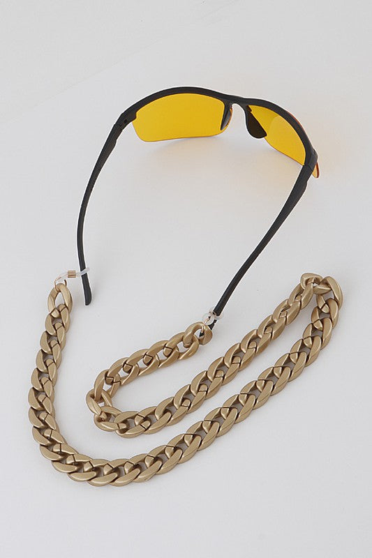CHUNKY SUNGLASSES CHAIN Gold