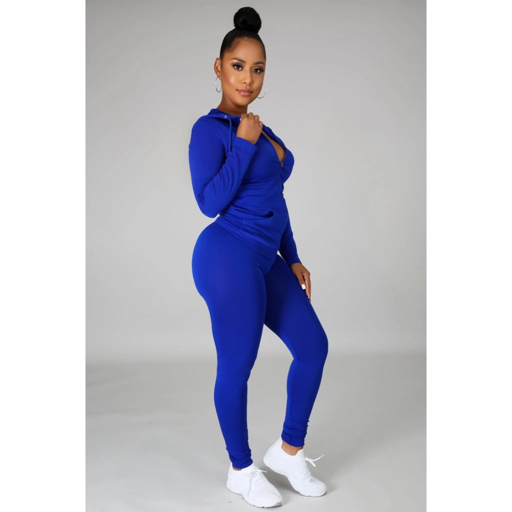 Ola Seamless 2 Piece Set Royal Blue