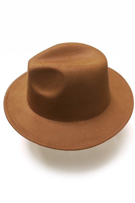 Classic Fedora Hat Tan