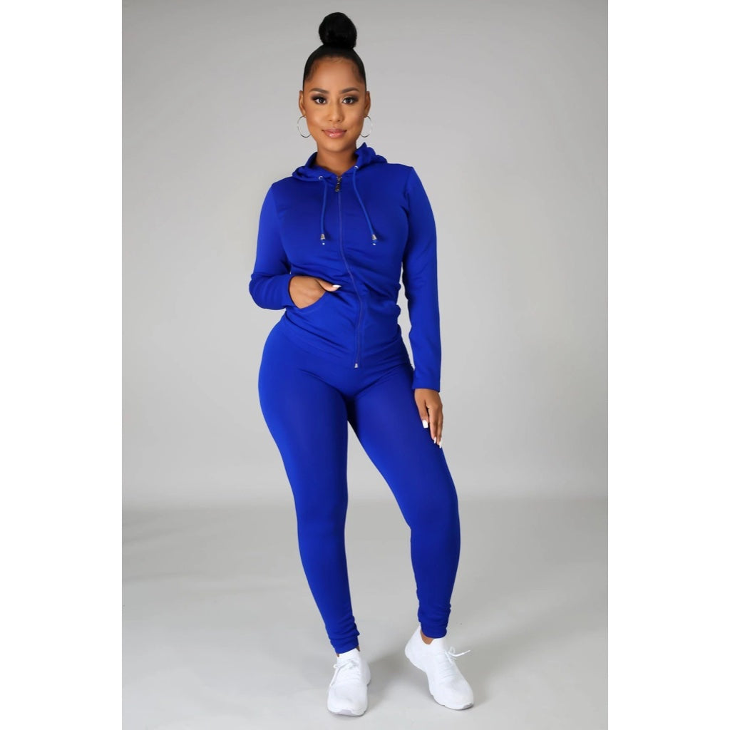 Ola Seamless 2 Piece Set Royal Blue