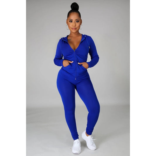 Ola Seamless 2 Piece Set Royal Blue