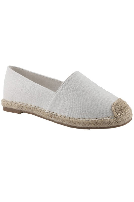 Fav Espadrille White Canvas