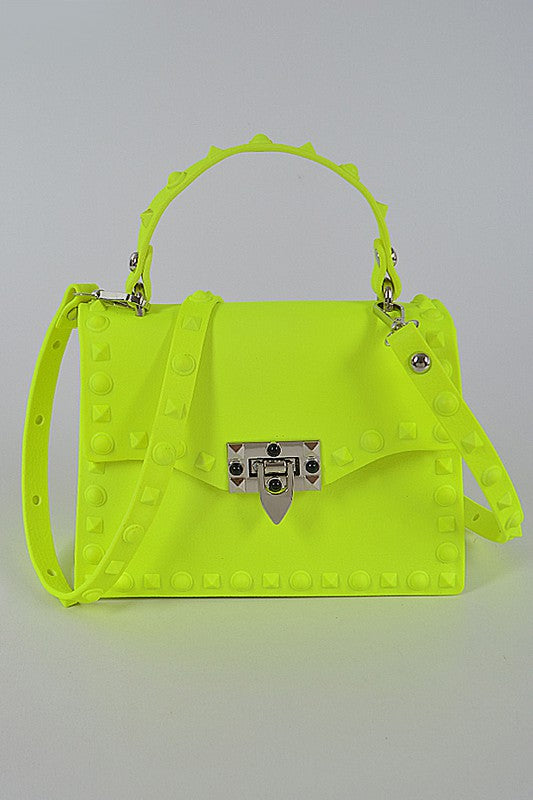 Kelly Small Jelly Purse Neon Dandelion Yellow
