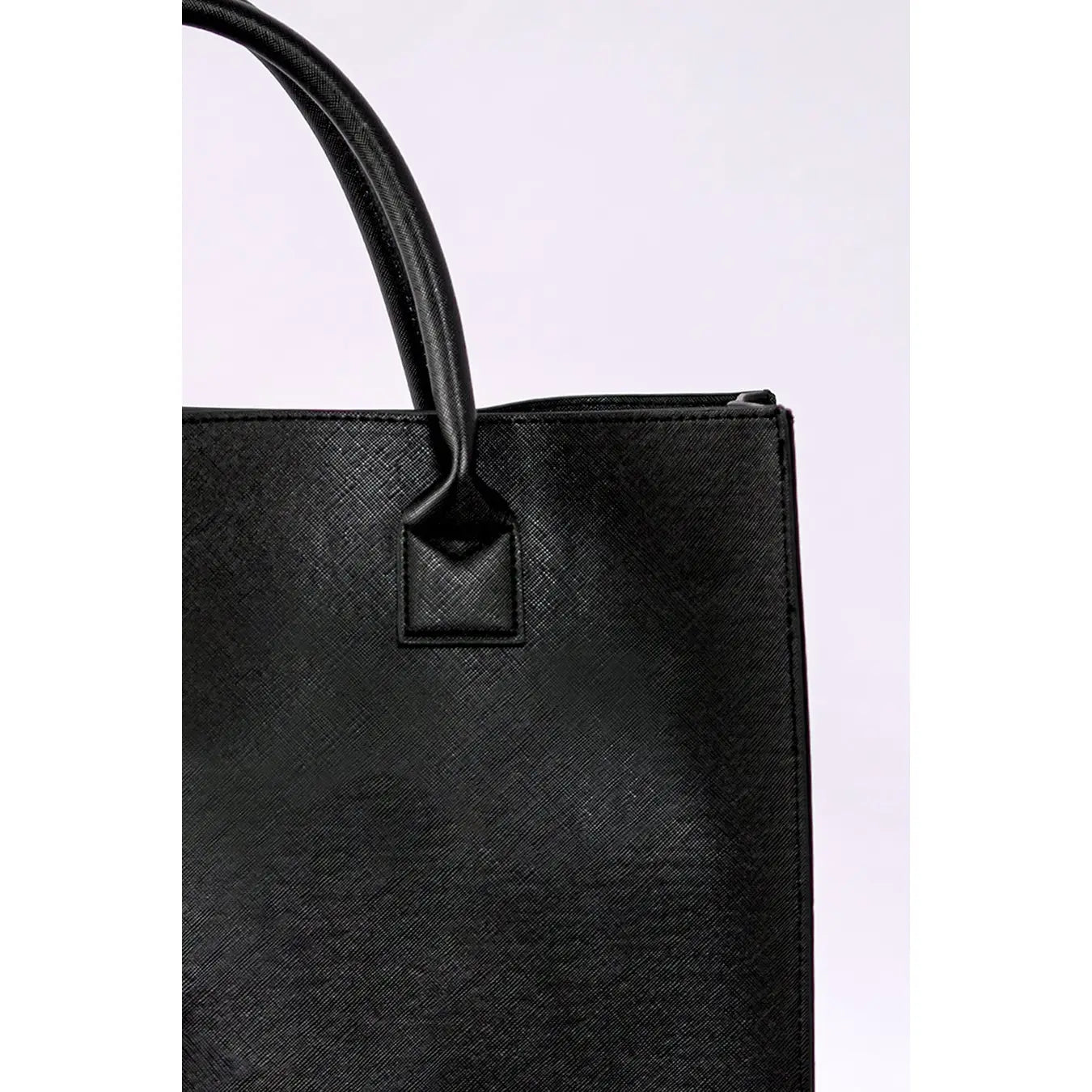 Modern Vegan Tote Black 2