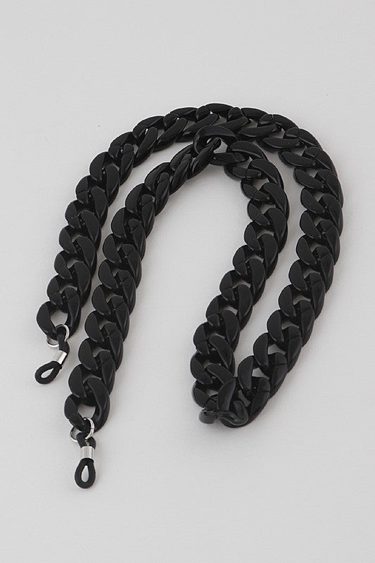 CHUNKY SUNGLASSES CHAIN Black