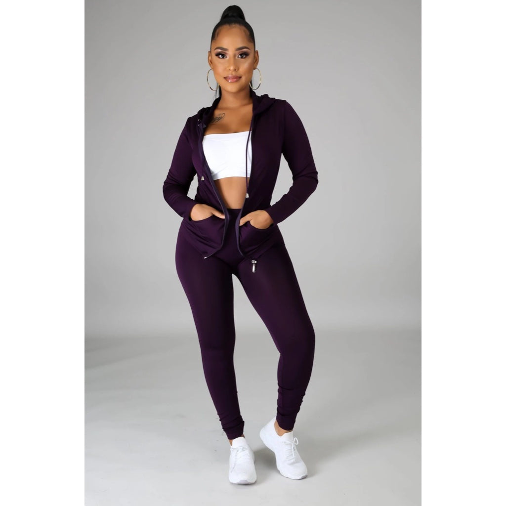 Ola Seamless 2 Piece Set Purple