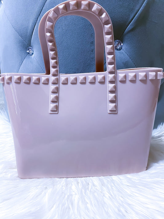 Mini Jelly Tote Nude