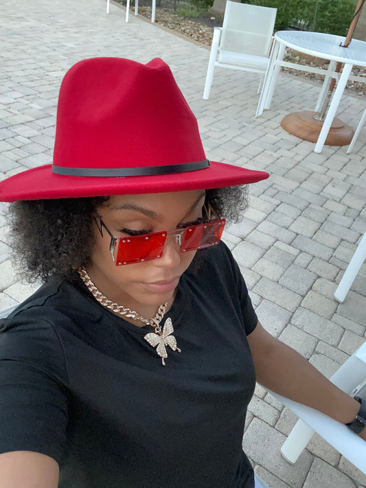 Red Black Fedora