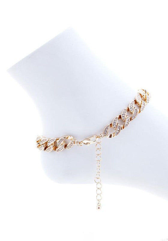 Links Anklet Gold