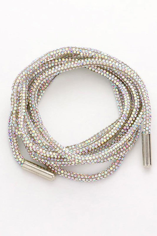 Bling Shoe Lace Clear