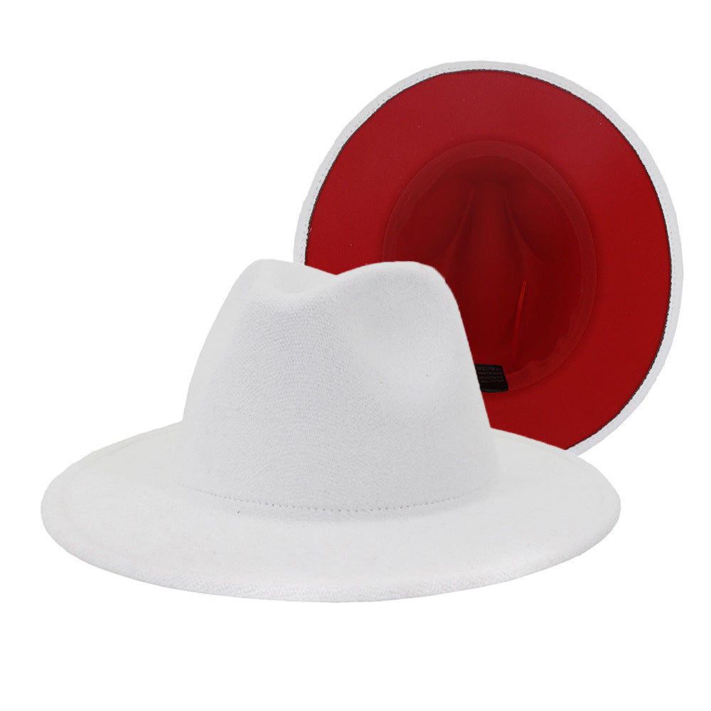 White Red Fedora