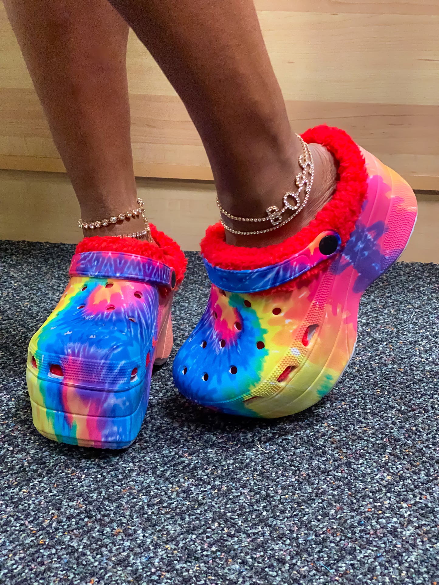 Fancy Clogs Tie Dye