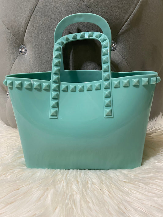 Mini Jelly Tote Mint