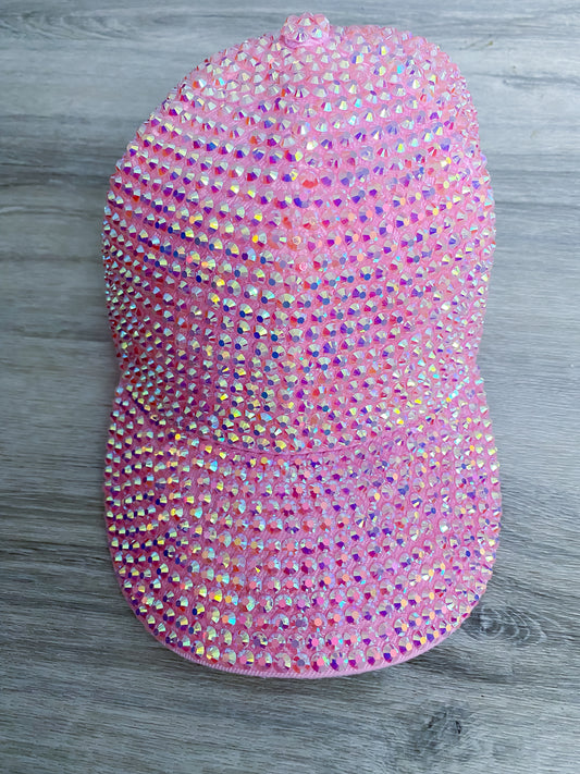 Bling Baseball Cap Pink