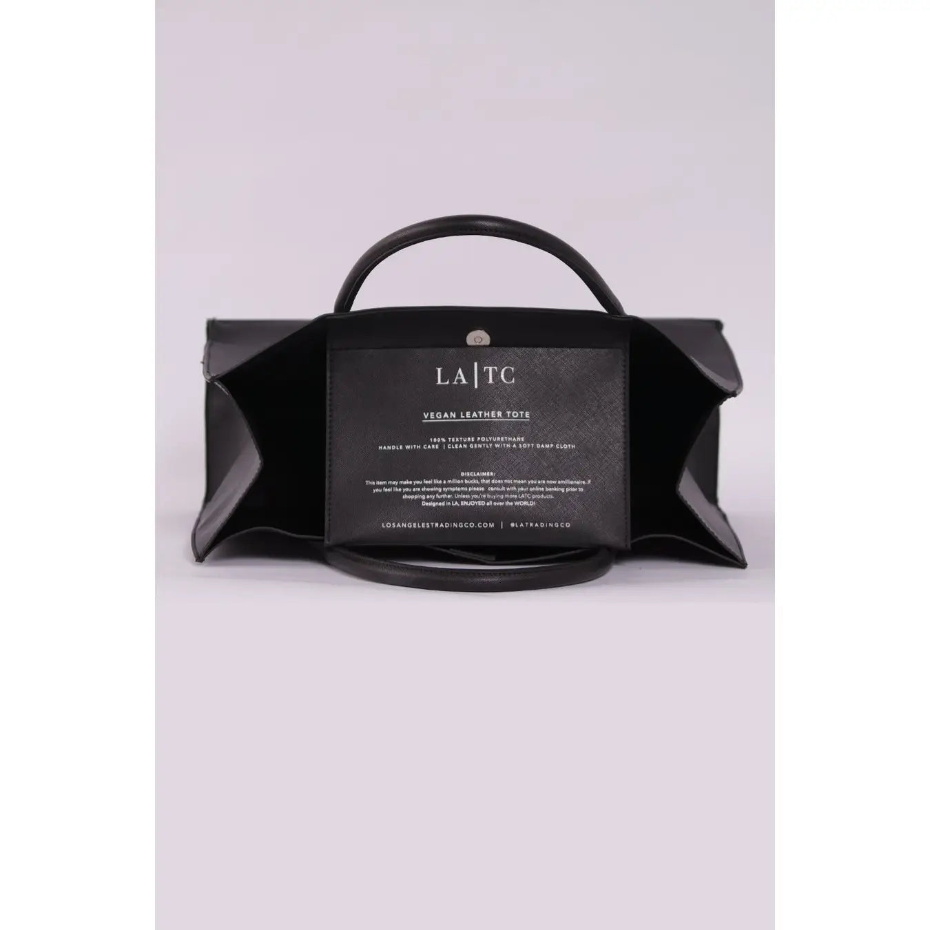 Modern Vegan Tote Black 2