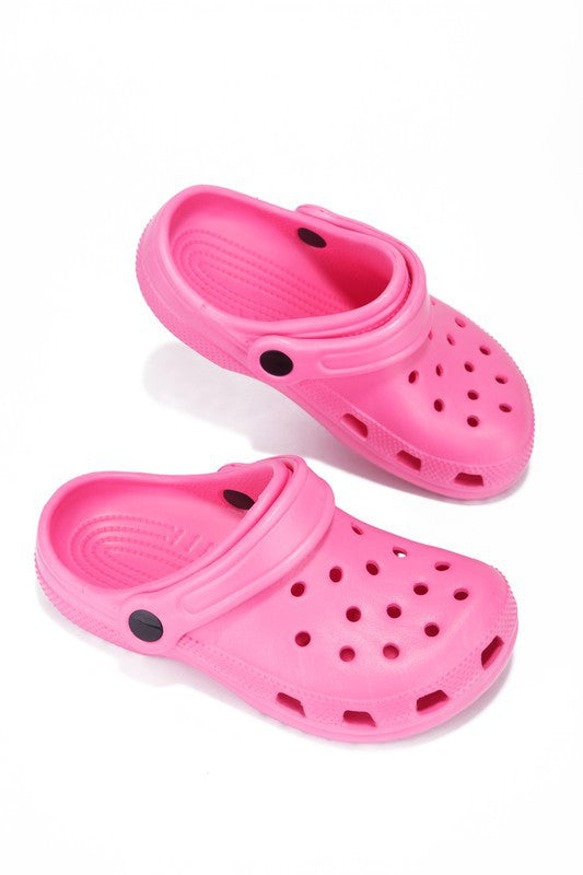 Kids Fancy Clogs Pink