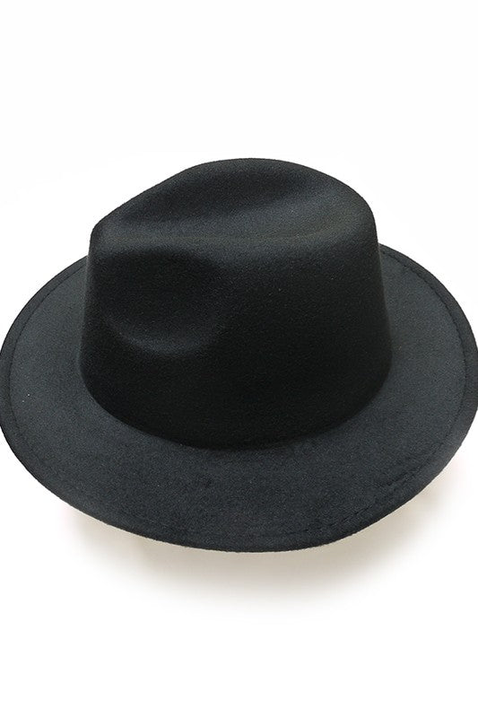 Classic Fedora Hat Black