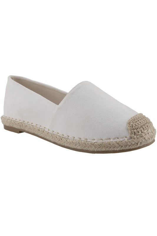 Fav Espadrille White Suede