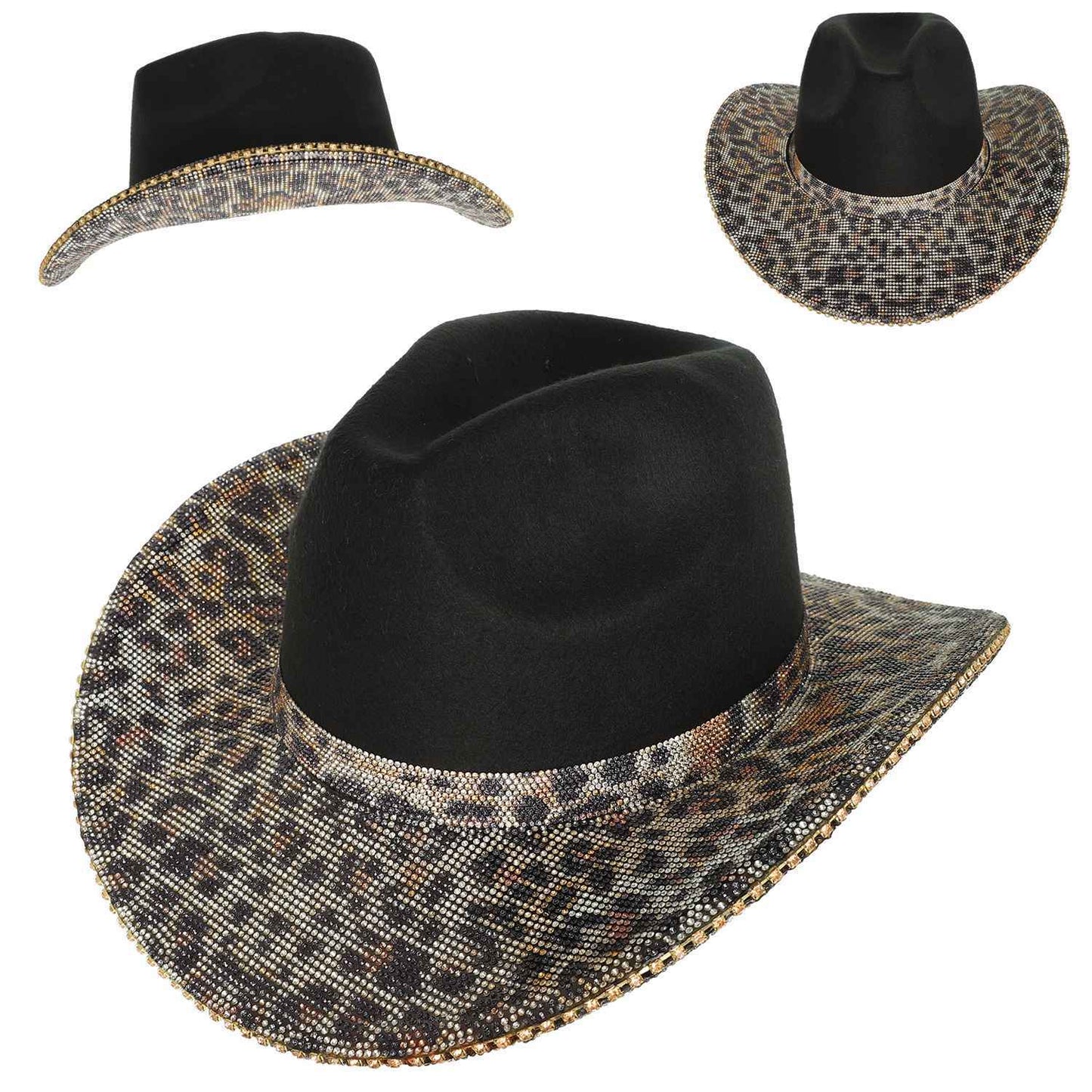 Blingy Cowgirl Cowboy Hat Leo