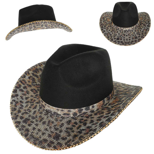 Blingy Cowgirl Cowboy Hat Leo