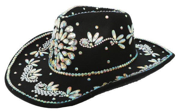 Rodeo Chic Cowgirl Cowboy Hat Black