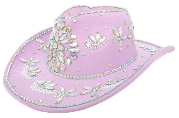 Rodeo Chic Cowgirl Cowboy Hat Lilac