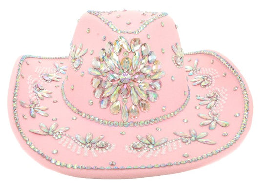 Rodeo Chic Cowgirl Cowboy Hat Pink