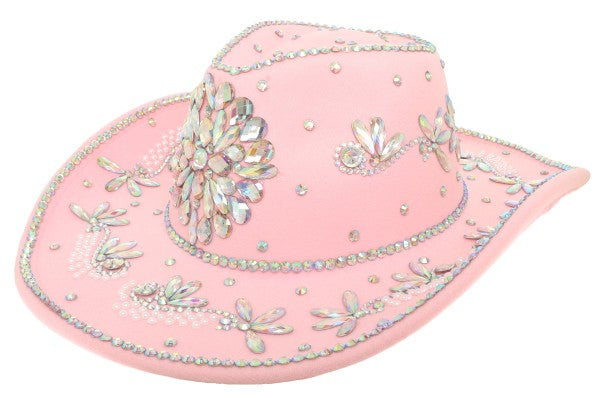 Rodeo Chic Cowgirl Cowboy Hat Pink