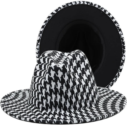 Houndstooth Fedora (Preorder)