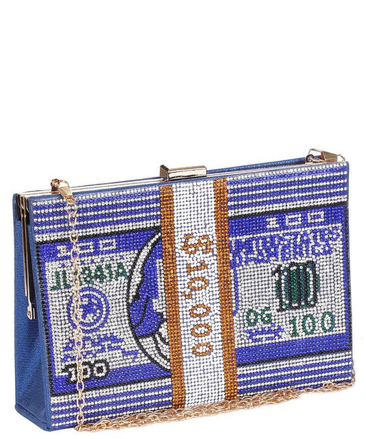 Belisa Dolla Jewel Bling Royal Blue