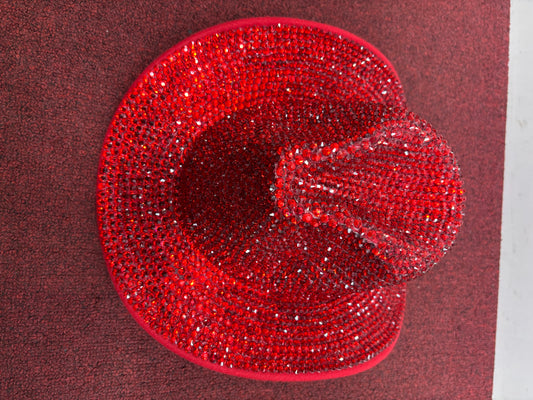 Bling Cowgirl Cowboy Hat Red