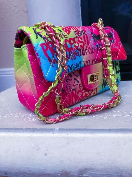 GRAFFITI RAINBOW BAG