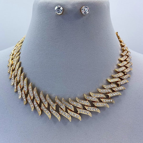 Diva Swag Necklace Gold