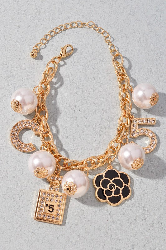 Pearls And Things Anklet Bracelet Gold